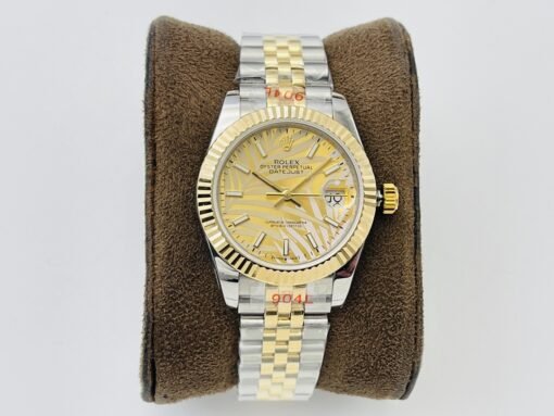 Rolex Datejust 36mm Gold Palm Motif Dial 126233 - Image 2