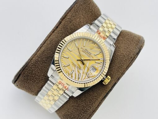 Rolex Datejust 36mm Gold Palm Motif Dial 126233 - Image 3