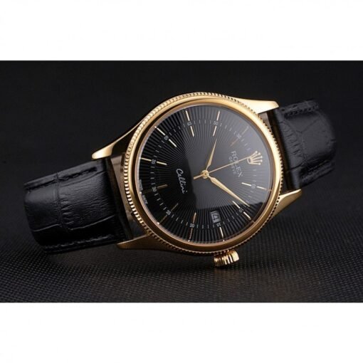 Superclone Rolex Cellini 38mm Black Dial REP016807 - Image 5