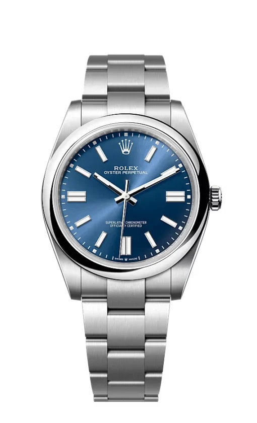 Rolex Oyster Perpetual 41mm Blue Dial 124300