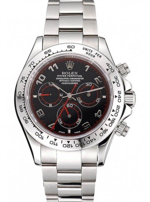 Superclone Rolex Daytona 39mm Black Dial 80296