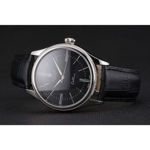 Superclone Rolex Cellini 38mm Black Dial REP016804 - Image 4