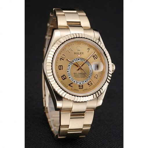 Rolex Sky-Dweller 41mm Gold Dial 80243 - Image 3