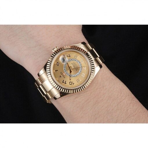 Rolex Sky-Dweller 41mm Gold Dial 80243 - Image 10
