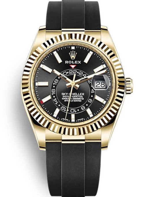 Superclone Rolex Sky-Dweller 42mm Black Dial 326238