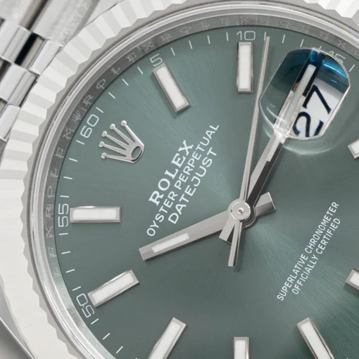 Rolex Datejust 41mm Green Dial 126334 Jubilee - Image 10