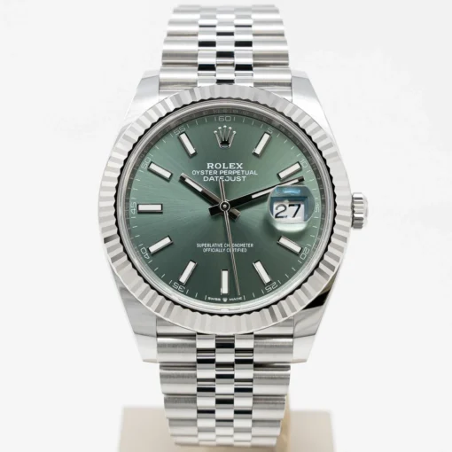 Rolex Datejust 41mm Green Dial 126334 Jubilee - Image 2