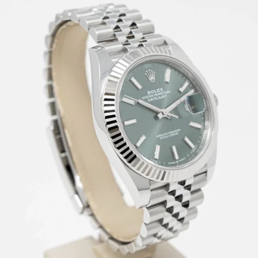 Rolex Datejust 41mm Green Dial 126334 Jubilee - Image 3