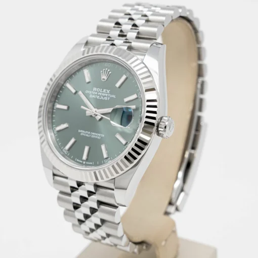 Rolex Datejust 41mm Green Dial 126334 Jubilee - Image 5