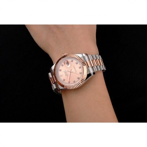 Superclone Rolex Datejust 41mm Rose-Gold Dial REP016816 - Image 10