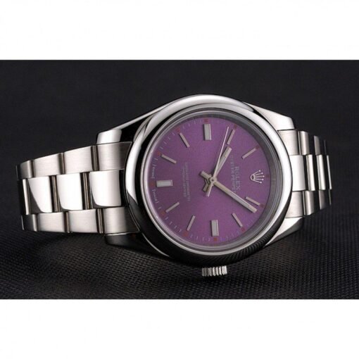Rolex Oyster Perpetual Date 41mm Purple Dial REP016834 - Image 5