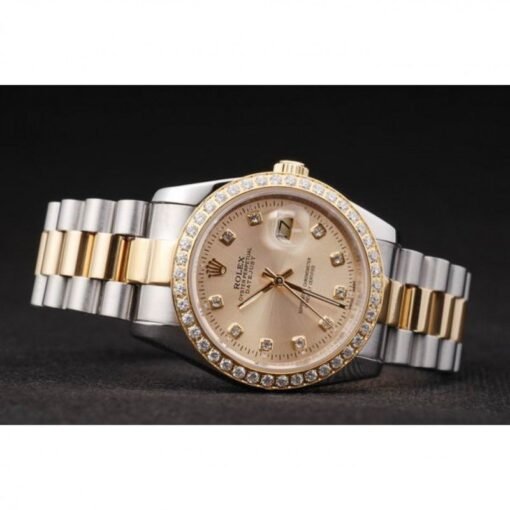 Superclone Rolex Datejust 36mm Gold Dial SRL40 - Image 9