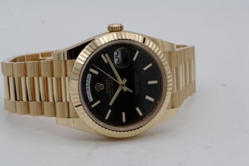 Superclone Rolex Day-Date 40 mm Black Dial 228238 - Image 6