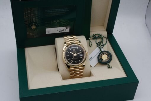 Superclone Rolex Day-Date 40 mm Black Dial 228238 - Image 10