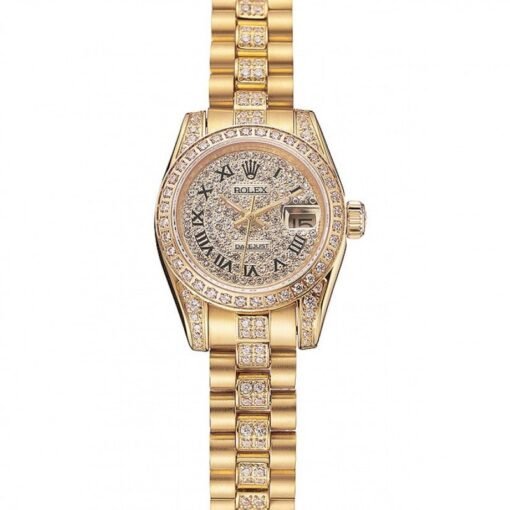 Superclone Rolex Datejust 21mm Gold Dial 1453955 - Image 2