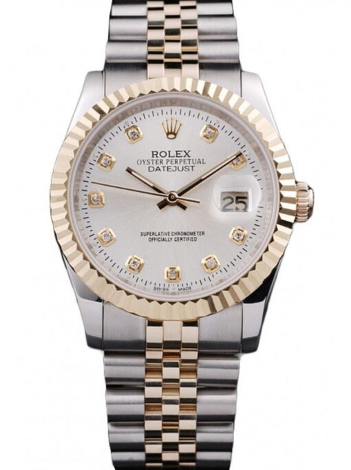 Superclone Rolex Datejust 36mm White Dial SRL10